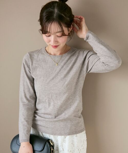le.coeur blanc / ルクールブラン ニット・セーター | 3WAYレイヤードクルーニット | 詳細26