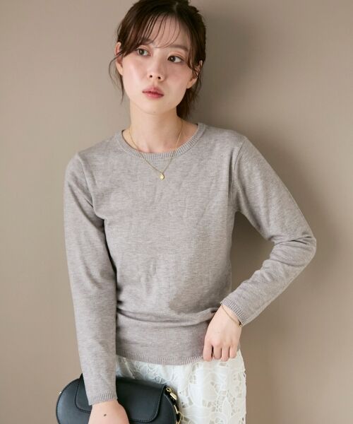 le.coeur blanc / ルクールブラン ニット・セーター | 3WAYレイヤードクルーニット | 詳細27