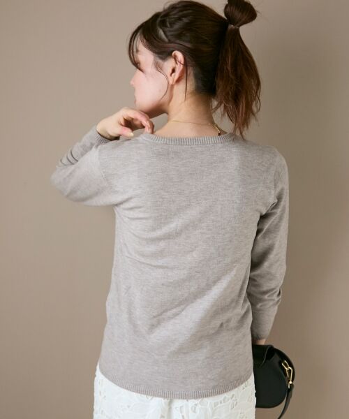 le.coeur blanc / ルクールブラン ニット・セーター | 3WAYレイヤードクルーニット | 詳細28