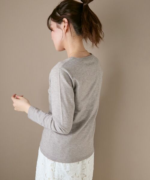le.coeur blanc / ルクールブラン ニット・セーター | 3WAYレイヤードクルーニット | 詳細29