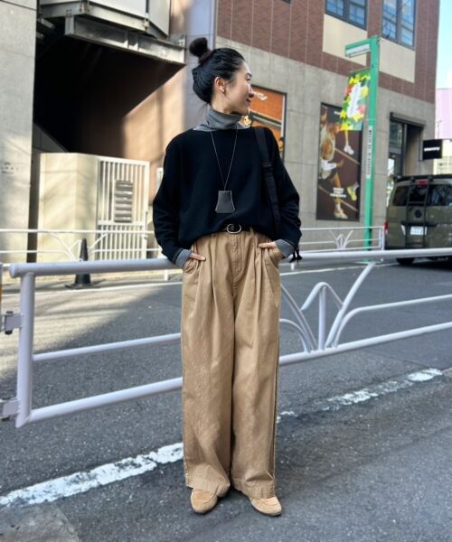 le.coeur blanc / ルクールブラン ニット・セーター | 《手洗い可能》ミラノリブラメ入り裾ラウンドニット | 詳細12