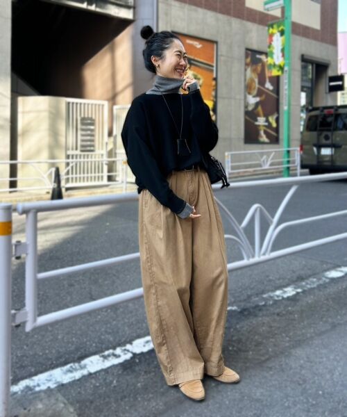 le.coeur blanc / ルクールブラン ニット・セーター | 《手洗い可能》ミラノリブラメ入り裾ラウンドニット | 詳細13