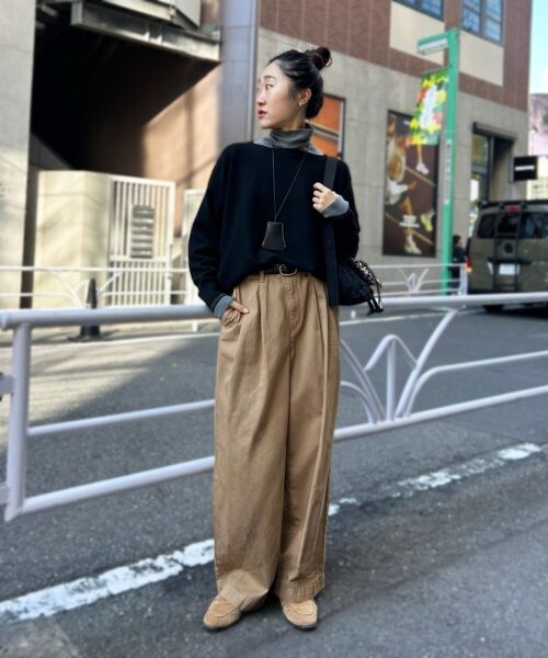 le.coeur blanc / ルクールブラン ニット・セーター | 《手洗い可能》ミラノリブラメ入り裾ラウンドニット | 詳細14