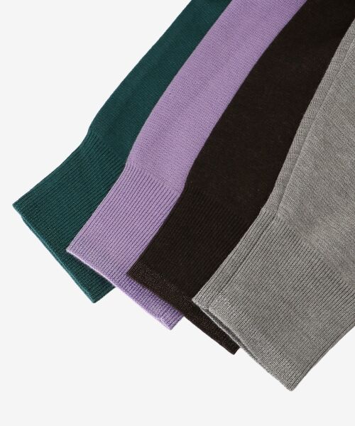 le.coeur blanc / ルクールブラン ニット・セーター | 《手洗い可能》ミラノリブラメ入り裾ラウンドニット | 詳細18