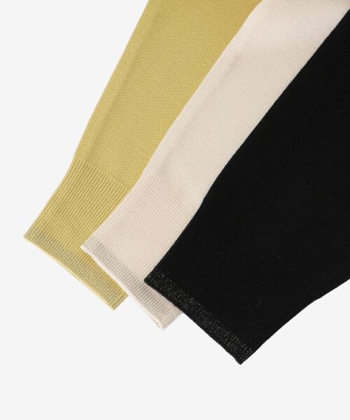 le.coeur blanc / ルクールブラン ニット・セーター | 《手洗い可能》ミラノリブラメ入り裾ラウンドニット | 詳細19