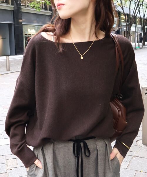 le.coeur blanc / ルクールブラン ニット・セーター | 《手洗い可能》ミラノリブラメ入り裾ラウンドニット | 詳細29