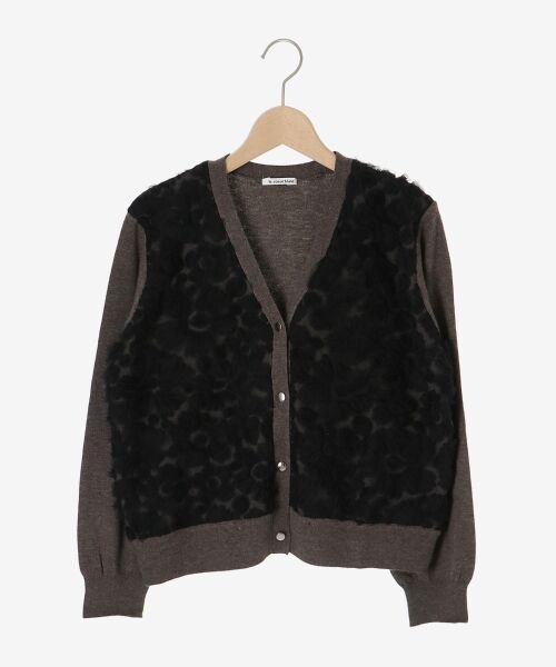 le.coeur blanc / ルクールブラン カーディガン・ボレロ | 《手洗い可能》フラワーチュール刺繍Vネックカーディガン | 詳細29