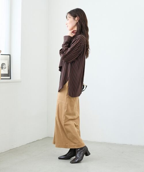 le.coeur blanc / ルクールブラン シャツ・ブラウス | ストライプボウタイブラウス | 詳細14