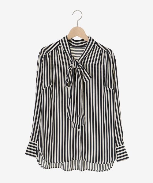 le.coeur blanc / ルクールブラン シャツ・ブラウス | ストライプボウタイブラウス | 詳細16