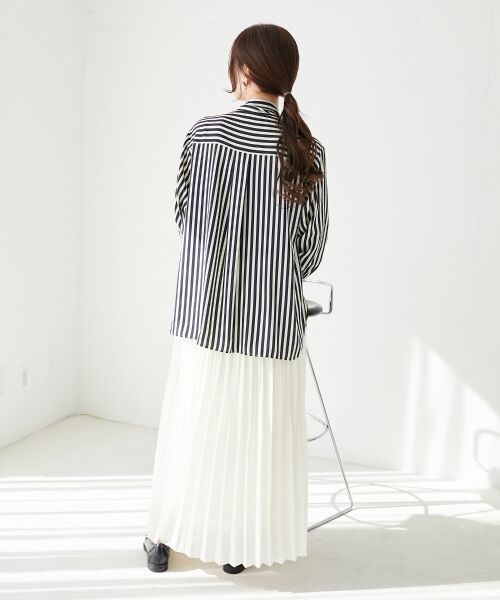 le.coeur blanc / ルクールブラン シャツ・ブラウス | ストライプボウタイブラウス | 詳細30