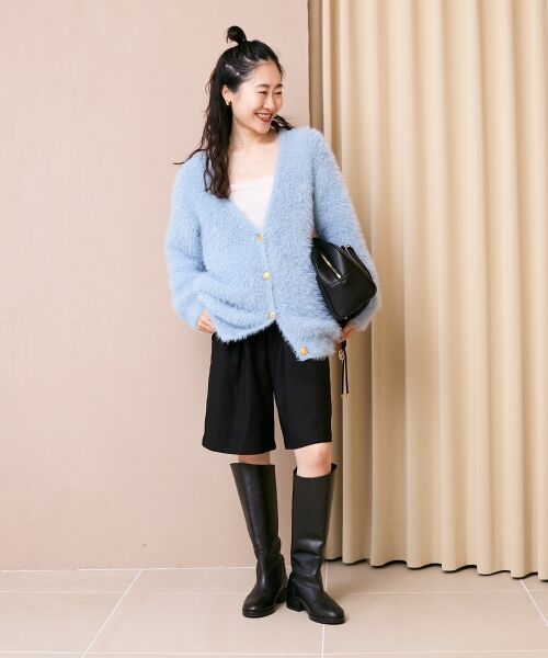 le.coeur blanc / ルクールブラン ショート・ハーフ・半端丈パンツ | タックデザインハーフパンツ | 詳細20