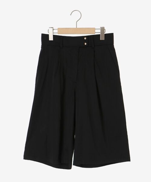 le.coeur blanc / ルクールブラン ショート・ハーフ・半端丈パンツ | タックデザインハーフパンツ | 詳細8