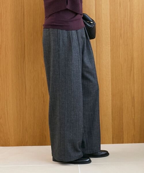 le.coeur blanc / ルクールブラン その他パンツ | ヘリンボーンベロアリボンパンツ | 詳細26