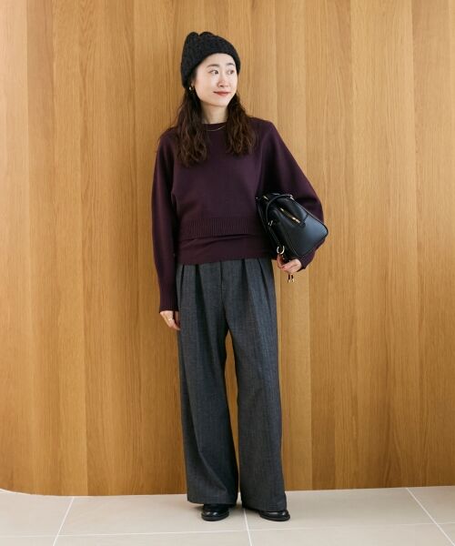 le.coeur blanc / ルクールブラン その他パンツ | ヘリンボーンベロアリボンパンツ | 詳細29