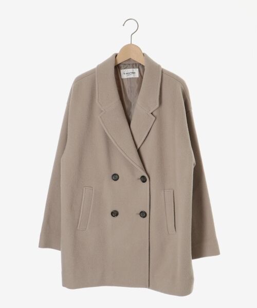 le.coeur blanc / ルクールブラン その他アウター | ウールオーバーチェスターハーフコート | 詳細24