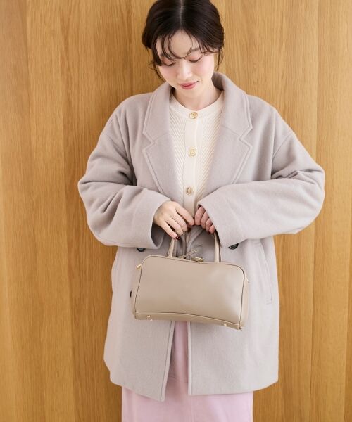 le.coeur blanc / ルクールブラン その他アウター | ウールオーバーチェスターハーフコート | 詳細28