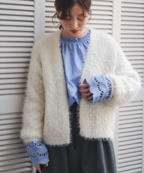 le.coeur blanc / ルクールブラン シャツ・ブラウス | 2WAYキャンディースリーブブラウス | 詳細10