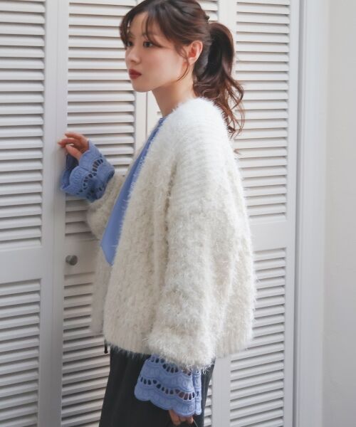 le.coeur blanc / ルクールブラン シャツ・ブラウス | 2WAYキャンディースリーブブラウス | 詳細11