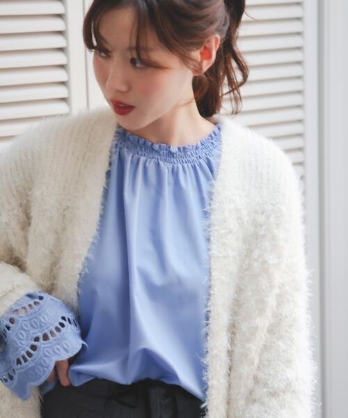 le.coeur blanc / ルクールブラン シャツ・ブラウス | 2WAYキャンディースリーブブラウス | 詳細12