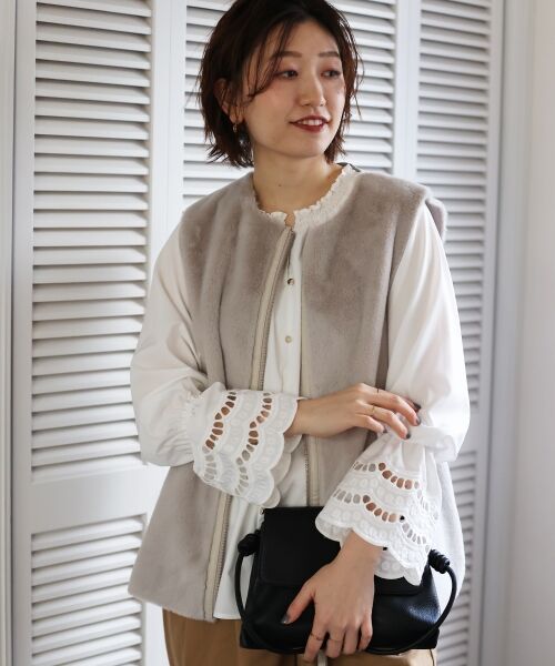 le.coeur blanc / ルクールブラン シャツ・ブラウス | 2WAYキャンディースリーブブラウス | 詳細2