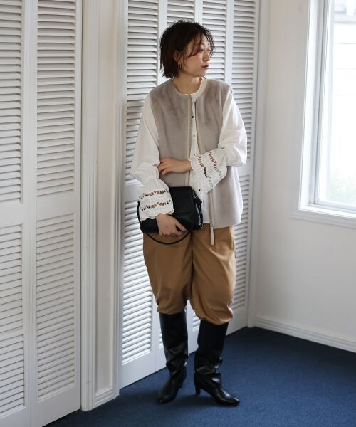 le.coeur blanc / ルクールブラン シャツ・ブラウス | 2WAYキャンディースリーブブラウス | 詳細7