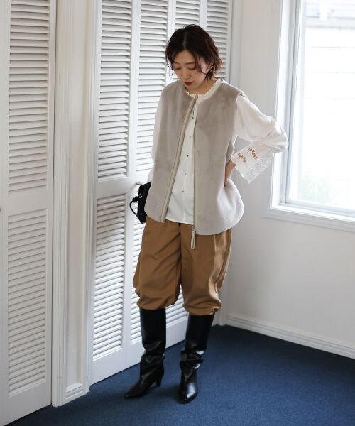 le.coeur blanc / ルクールブラン シャツ・ブラウス | 2WAYキャンディースリーブブラウス | 詳細8