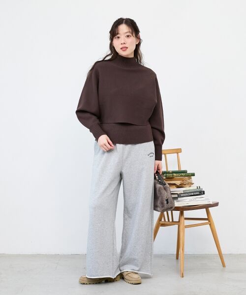 le.coeur blanc / ルクールブラン その他パンツ | スウェットイージーワイドパンツ | 詳細18