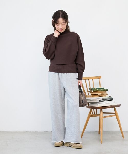 le.coeur blanc / ルクールブラン その他パンツ | スウェットイージーワイドパンツ | 詳細19
