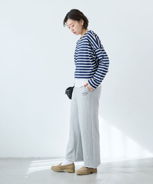 le.coeur blanc / ルクールブラン その他パンツ | スウェットイージーワイドパンツ | 詳細24