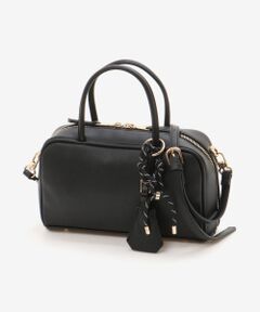 le.coeur blanc / ルクールブラン ボストンバッグ | チャーム付横長ボストン