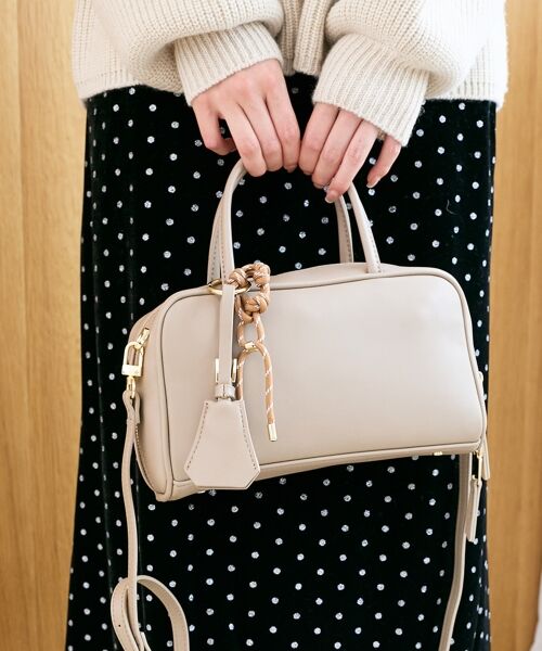 le.coeur blanc / ルクールブラン ボストンバッグ | チャーム付横長ボストン | 詳細2