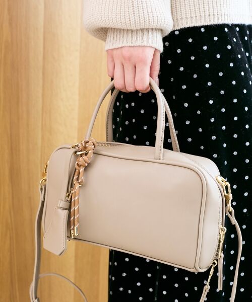 le.coeur blanc / ルクールブラン ボストンバッグ | チャーム付横長ボストン | 詳細5