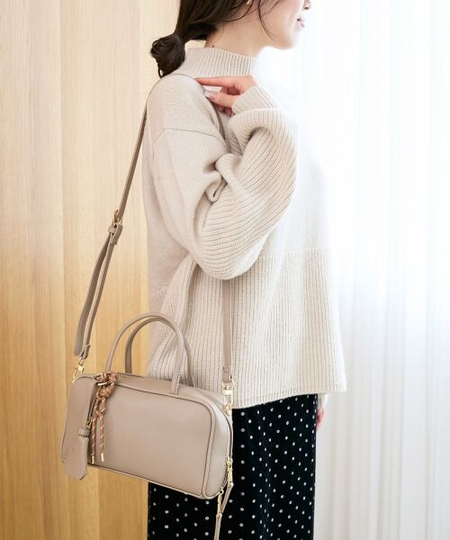 le.coeur blanc / ルクールブラン ボストンバッグ | チャーム付横長ボストン | 詳細6