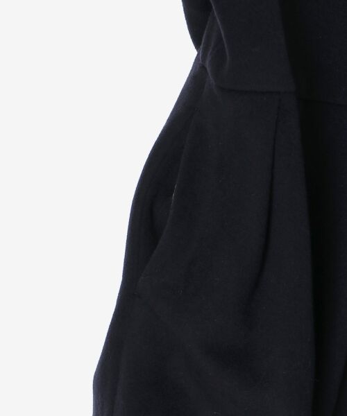 le.coeur blanc / ルクールブラン その他アウター | ウールペプラムノーカラーコート | 詳細16