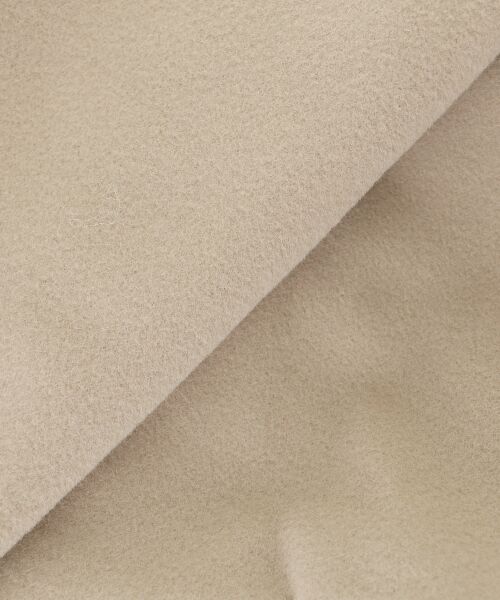 le.coeur blanc / ルクールブラン その他アウター | ウールペプラムノーカラーコート | 詳細18