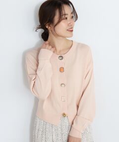 le.coeur blanc / ルクールブラン カーディガン・ボレロ | TORRAZZO DONNAビジューコンパクトカーデ