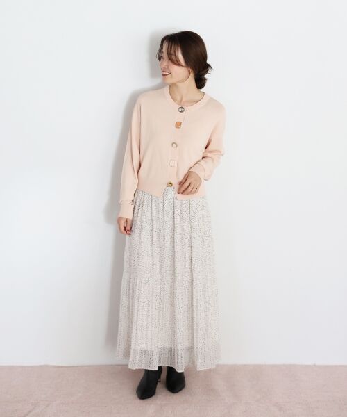 le.coeur blanc / ルクールブラン カーディガン・ボレロ | TORRAZZO DONNAビジューコンパクトカーデ | 詳細6