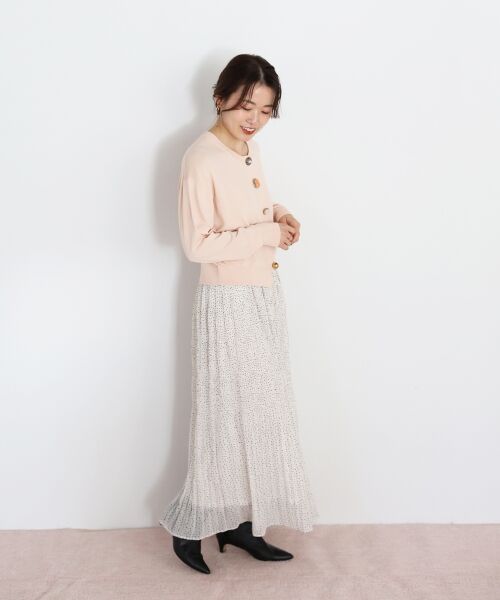 le.coeur blanc / ルクールブラン カーディガン・ボレロ | TORRAZZO DONNAビジューコンパクトカーデ | 詳細7