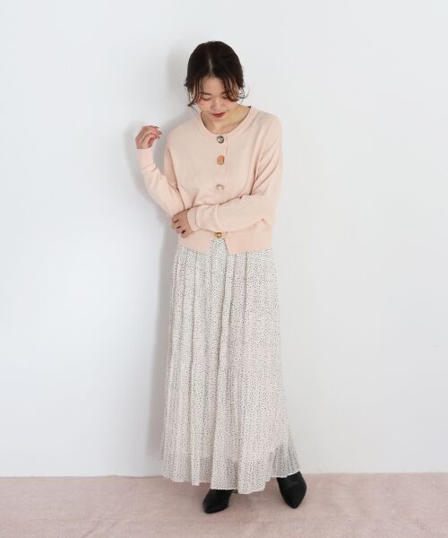 le.coeur blanc / ルクールブラン カーディガン・ボレロ | TORRAZZO DONNAビジューコンパクトカーデ | 詳細9
