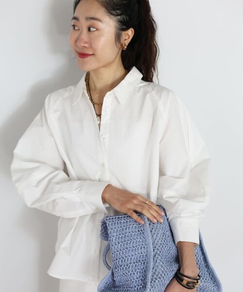 le.coeur blanc / ルクールブラン シャツ・ブラウス | TORRAZZO DONNAバルーンシャツ | 詳細3