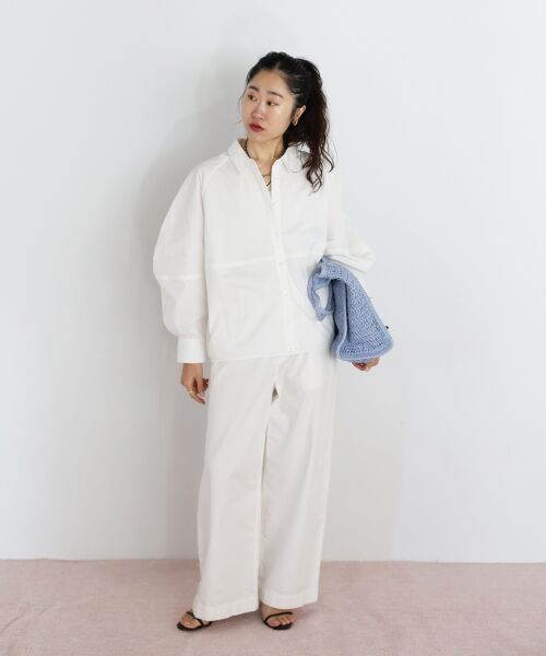 le.coeur blanc / ルクールブラン シャツ・ブラウス | TORRAZZO DONNAバルーンシャツ | 詳細8