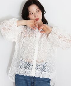 le.coeur blanc / ルクールブラン シャツ・ブラウス | TORRAZZO DONNA別注フラワーレースブラウス