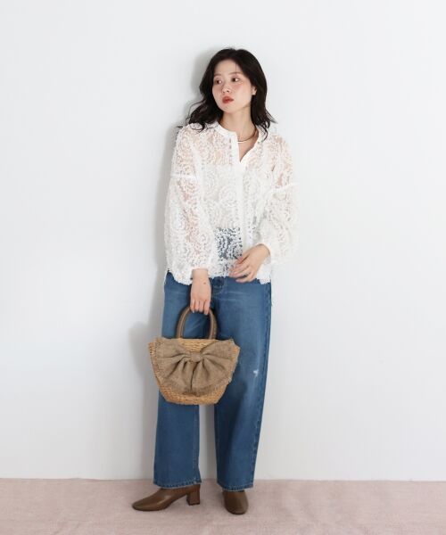 le.coeur blanc / ルクールブラン シャツ・ブラウス | TORRAZZO DONNA別注フラワーレースブラウス | 詳細10