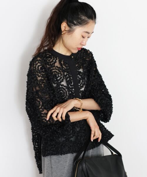le.coeur blanc / ルクールブラン シャツ・ブラウス | TORRAZZO DONNA別注フラワーレースブラウス | 詳細14