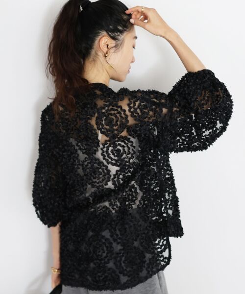 le.coeur blanc / ルクールブラン シャツ・ブラウス | TORRAZZO DONNA別注フラワーレースブラウス | 詳細17