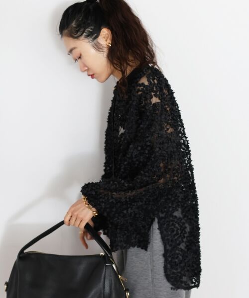 le.coeur blanc / ルクールブラン シャツ・ブラウス | TORRAZZO DONNA別注フラワーレースブラウス | 詳細18