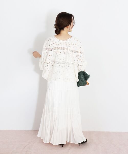 le.coeur blanc / ルクールブラン シャツ・ブラウス | TORRAZZO DONNAカットワークレースブラウス | 詳細11