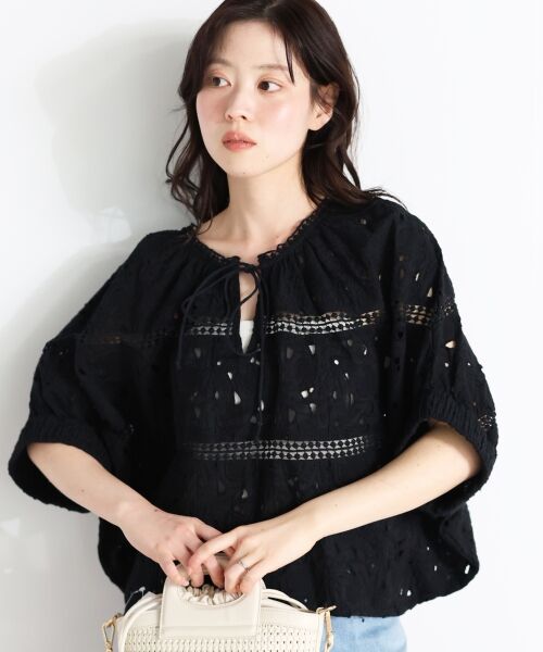 le.coeur blanc / ルクールブラン シャツ・ブラウス | TORRAZZO DONNAカットワークレースブラウス | 詳細14