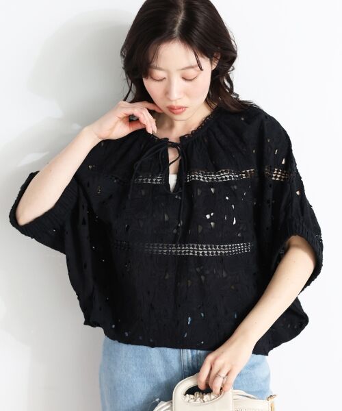 le.coeur blanc / ルクールブラン シャツ・ブラウス | TORRAZZO DONNAカットワークレースブラウス | 詳細15