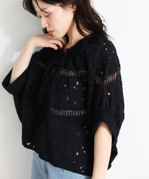 le.coeur blanc / ルクールブラン シャツ・ブラウス | TORRAZZO DONNAカットワークレースブラウス | 詳細16